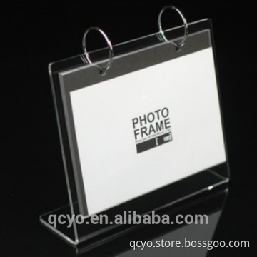 elegant acrylic high quality acrylic desk calendar stand
